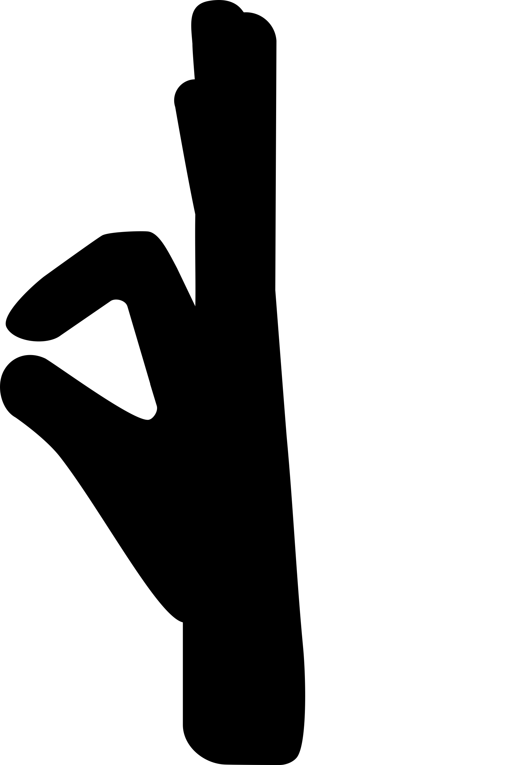 Hand Fingers Posture From Side View Digital Sketch Svg Design Free Vectors